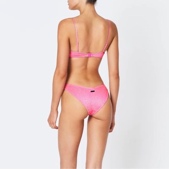 TRIANGL Mica - Pitaya Sparkle Bikini Top - Picture 7 of 14